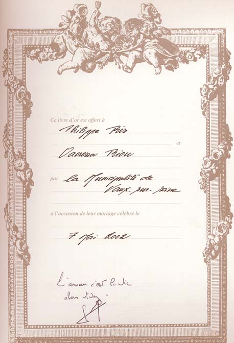 page de bienvenue